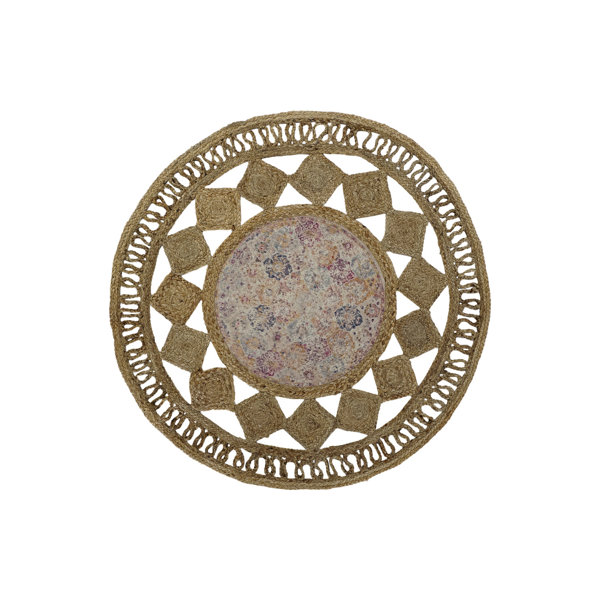 Latitude Vive Carpet Jute Cotton 160X160x0,5 1700 Gsm, Natural